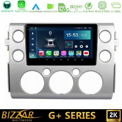 Bizzar G+ Series Toyota FJ 2007-2014 8core Android14 6+128GB Navigation Multimedia Tablet 9"