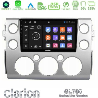 Clarion GL700 Lite Series 8Core Android11 2+32GB Toyota FJ 2007-2014 Navigation Multimedia Tablet 9" Με Carplay & Android Auto