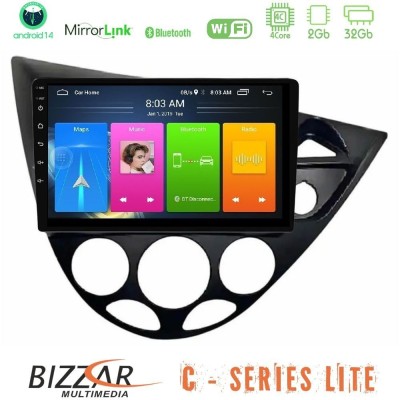 Bizzar G+ Series Ford Focus 1999-2004 (RHD) 8core Android14 6+128GB Navigation Multimedia Tablet 9"
