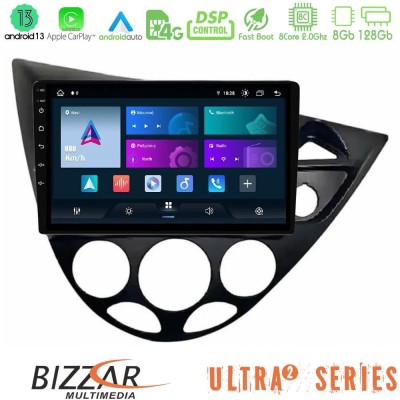 Bizzar G+ Series Ford Focus 1999-2004 (RHD) 8core Android14 6+128GB Navigation Multimedia Tablet 9"