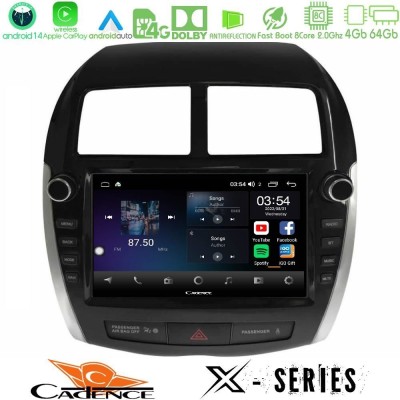 Bizzar G+ Series Mitsubishi ASX 2013-2018 8core Android14 6+128GB Navigation Multimedia Tablet 9" (Oem Look)