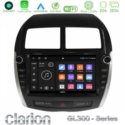 Bizzar G+ Series Mitsubishi ASX 2013-2018 8core Android14 6+128GB Navigation Multimedia Tablet 9" (Oem Look)