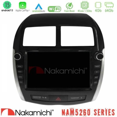Bizzar G+ Series Mitsubishi ASX 2013-2018 8core Android14 6+128GB Navigation Multimedia Tablet 9" (Oem Look)