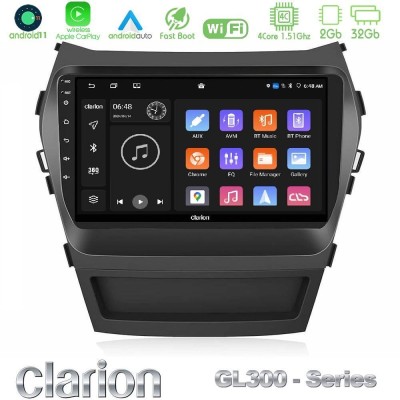 Bizzar G+ Series Hyundai iX45 2012-2017 8core Android14 6+128GB Navigation Multimedia Tablet 9"