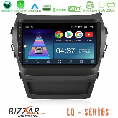 Bizzar G+ Series Hyundai iX45 2012-2017 8core Android14 6+128GB Navigation Multimedia Tablet 9"