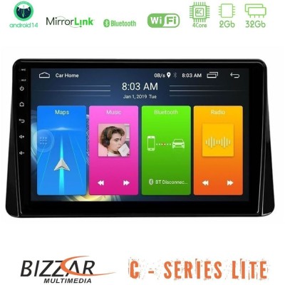 Bizzar G+ Series Mitsubishi Eclipse Cross 2018-2023 8core Android14 6+128GB Navigation Multimedia Tablet 9"