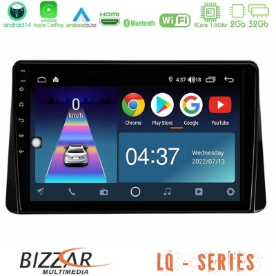 Bizzar G+ Series Mitsubishi Eclipse Cross 2018-2023 8core Android14 6+128GB Navigation Multimedia Tablet 9"