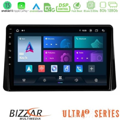 Bizzar G+ Series Mitsubishi Eclipse Cross 2018-2023 8core Android14 6+128GB Navigation Multimedia Tablet 9"