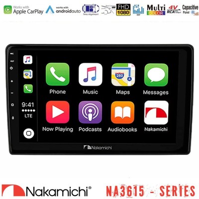Nakamichi NA3615 Series Με Wireless Carplay & Android Auto Daihatsu Sirion/Subaru Justy Media Station Tablet 9"