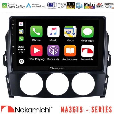 Nakamichi NA3615 Series Με Wireless Carplay & Android Auto Mazda MX-5 2006-2008 Media Station Tablet 9"