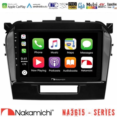 Nakamichi NA3615 Series Με Wireless Carplay & Android Auto Suzuki Vitara 2015-2021 Media Station Tablet 9"
