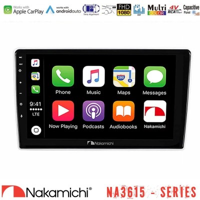 Nakamichi NA3615 Series Με Wireless Carplay & Android Auto Kia Sportage 2005-2008 Media Station Tablet 9"