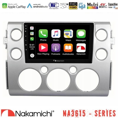 Nakamichi NA3615 Series Με Wireless Carplay & Android Auto Toyota FJ 2007-2014 Media Station Tablet 9"