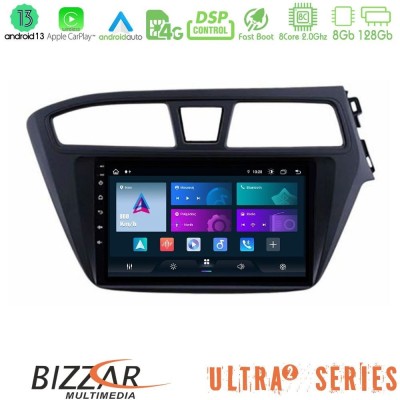 Bizzar G+ Series Hyundai i20 2014-2018 RHD 8core Android14 6+128GB Navigation Multimedia Tablet 9" Bizzar G+ Series Hyundai i20 2014-2018 RHD 8core Android14 6+128GB Navigation Multimedia Tablet 9"