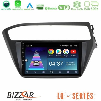 Bizzar G+ Series Hyundai i20 2018-2020 RHD 8core Android14 6+128GB Navigation Multimedia Tablet 9"