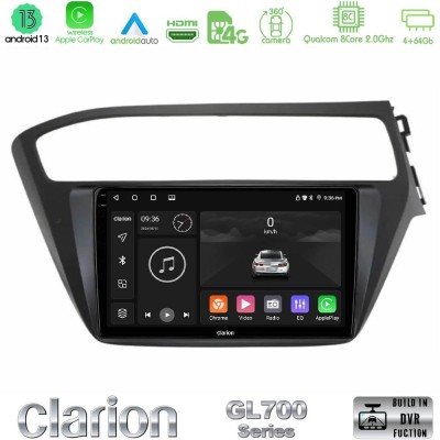 Bizzar G+ Series Hyundai i20 2018-2020 RHD 8core Android14 6+128GB Navigation Multimedia Tablet 9"