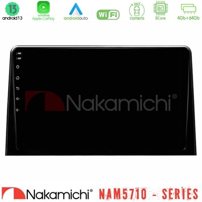 Nakamichi NAM5710 Series 8Core Android13 4+64GB Peugeot Partner / Citroën Berlingo 2020- Navigation Multimedia Tablet 10"