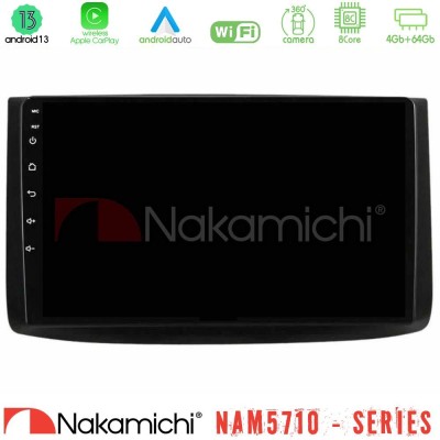 Nakamichi NAM5710 Series 8Core Android13 4+64GB Chevrolet Aveo 2006-2010 Navigation Multimedia Tablet 9"