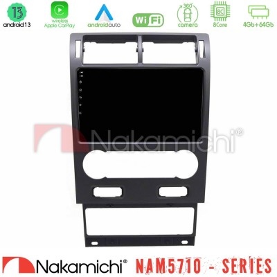 Nakamichi NAM5710 Series 8Core Android13 4+64GB Ford Mondeo 2004-2007 Navigation Multimedia Tablet 9"