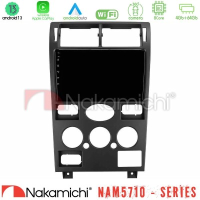 Nakamichi NAM5710 Series 8Core Android13 4+64GB Ford Mondeo 2001-2004 Navigation Multimedia Tablet 9"