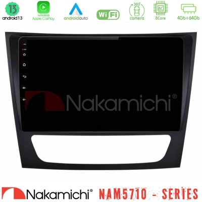 Nakamichi NAM5710 Series 8Core Android13 4+64GB Mercedes E Class / CLS Class Navigation Multimedia Tablet 9"