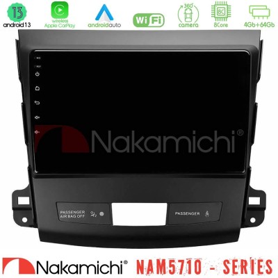 Nakamichi NAM5710 Series 8Core Android13 4+64GB Mitsubishi Outlander/Citroen C-Crosser/Peugeot 4007 Navigation Multimedia Tablet