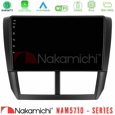 Nakamichi NAM5710 Series 8Core Android13 4+64GB Subaru Forester Navigation Multimedia Tablet 9"