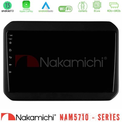 Nakamichi NAM5710 Series 8Core Android13 4+64GB Suzuki Ignis Navigation Multimedia Tablet 9"