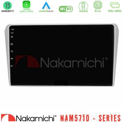 Nakamichi NAM5710 Series 8Core Android13 4+64GB Toyota Avensis T25 02/2003–2008 Navigation Multimedia Tablet 9"