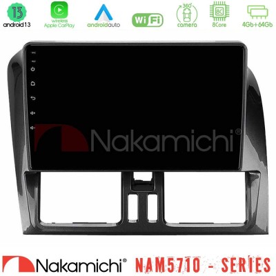Nakamichi NAM5710 Series 8Core Android13 4+64GB Volvo XC60 2009-2012 Navigation Multimedia Tablet 9"