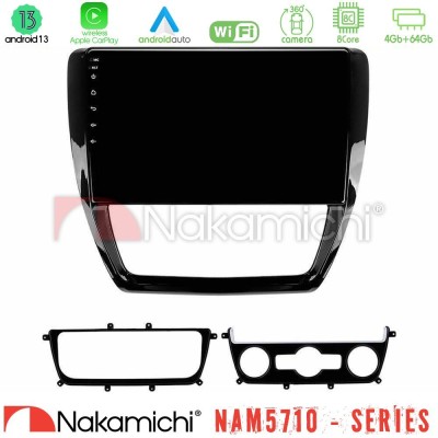 Nakamichi NAM5710 Series 8Core Android13 4+64GB VW Jetta Navigation Multimedia Tablet 10"