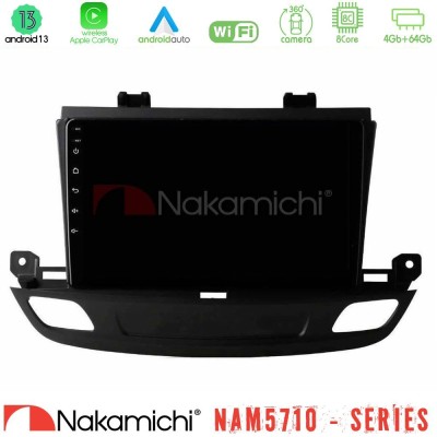 Nakamichi NAM5710 Series 8Core Android13 4+64GB Opel Insignia 2 2017-2020 Navigation Multimedia Tablet 9"
