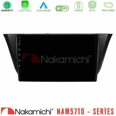 Nakamichi NAM5710 Series 8Core Android13 4+64GB Iveco Daily 2014-2025 Navigation Multimedia Tablet 9"