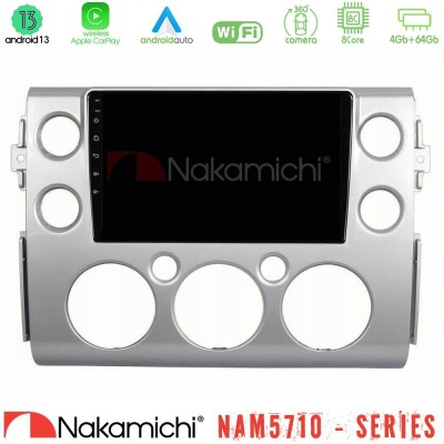 Nakamichi NAM5710 Series 8Core Android13 4+64GB Toyota FJ 2007-2014 Navigation Multimedia Tablet 9"