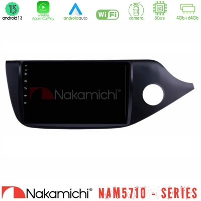 Nakamichi NAM5710 Series 8Core Android13 4+64GB Kia Cee’d/ProCeed 2013-2017 RHD Navigation Multimedia Tablet 9"