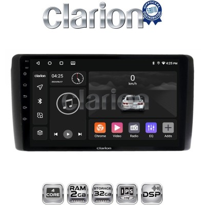 CLARION GL31070 Οθόνη OEM Multimedia Αυτοκινήτου για Nissan Leaf 2009 2017 (CarPlay/AndroidAuto/BT/GPS/WIFI/GPRS)