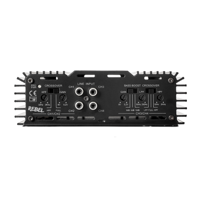 Ενισχυτής αυτοκινήτου 4 Channel 800W Bass Habit Rebel RA800W Ενισχυτής αυτοκινήτου 4 Channel 800W Bass Habit Rebel RA800W