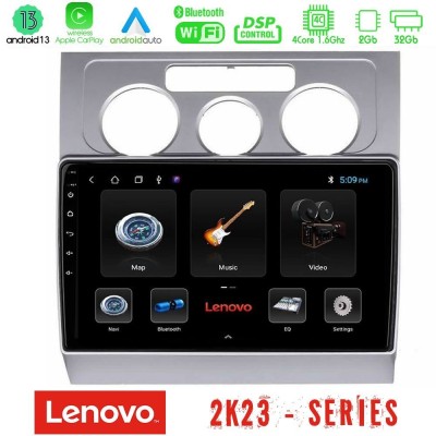 Lenovo Car Pad VW Touran 2003-2011 4core Android 13 2+32GB Navigation Multimedia Tablet 10"