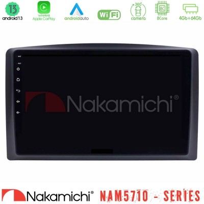 Nakamichi NAM5710 Series 8Core Android13 4+64GB Mercedes Vito 2015-2021 Navigation Multimedia Tablet 10"