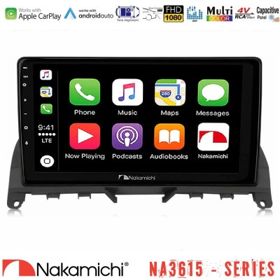Nakamichi NA3615 Series Με Wireless Carplay & Android Auto BMW 3 Series 2006-2011 Media Station Tablet 9"