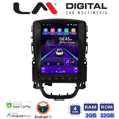 LM Digital - LM TN4072 GPS Οθόνη OEM Multimedia τυπου Tesla 9,7inch Opel Astra J (CarPlay/AndroidAuto/BT/GPS/WIFI/GPRS)