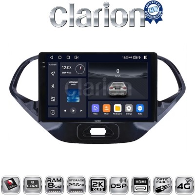 CLARION GL75499 Οθόνη OEM Multimedia Αυτοκινήτου για Ford KA 2016 (CarPlay/AndroidAuto/BT/GPS/WIFI/GPRS)