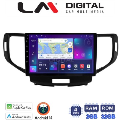 LM Digital - LM ZN4363 GPS Οθόνη OEM Multimedia Αυτοκινήτου για Honda Accord 2008 2013 (CarPlay/AndroidAuto/BT/GPS/WIFI/GPRS)