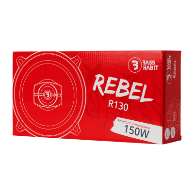 R130 Bass Habit Rebel Ηχεία Αυτοκινήτου 5.25" 2-Way 50W RMS 4Ω