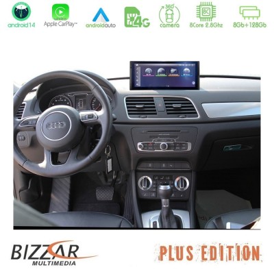 Bizzar Plus Edition Audi Q3 (8U) 2011-2018 Android14 8Core (8+128GB) Navigation Multimedia 10.25" HD Anti-reflection