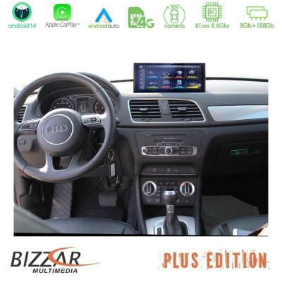 Bizzar Plus Edition Audi Q3 (8U) 2011-2018 Android14 8Core (8+128GB) Navigation Multimedia 10.25" HD Anti-reflection