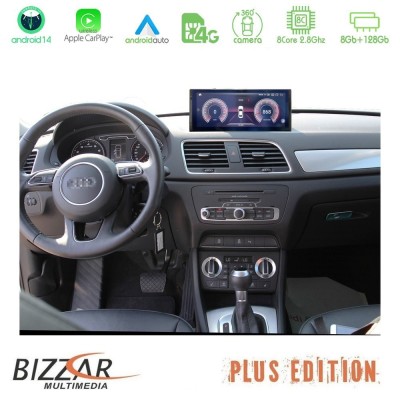 Bizzar Plus Edition Audi Q3 (8U) 2011-2018 Android14 8Core (8+128GB) Navigation Multimedia 10.25" HD Anti-reflection