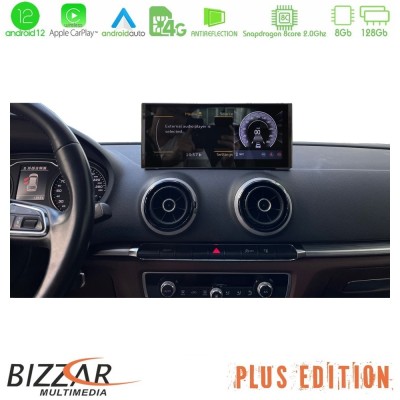Bizzar Plus Edition Audi A3 (8V) 2013-2020 Android14 8Core (8+128GB) Navigation Multimedia 10.25" HD Anti-reflection Bizzar Plus Edition Audi A3 (8V) 2013-2020 Android14 8Core (8+128GB) Navigation Multimedia 10.25" HD Anti-reflection