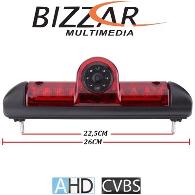 Fiat Ducato Κάμερα Οπισθοπορείας Τρίτο Stop AHD720 και CVBS Fiat Ducato Κάμερα Οπισθοπορείας Τρίτο Stop AHD720 και CVBS