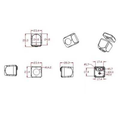 Bizzar Universal AHD Κάμερα Εμπρός ή Πίσω 180 Μοίρες 1080HD (Μεταλλική με βάση) Bizzar Universal AHD Κάμερα Εμπρός ή Πίσω 180 Μοίρες 1080HD (Μεταλλική με βάση)